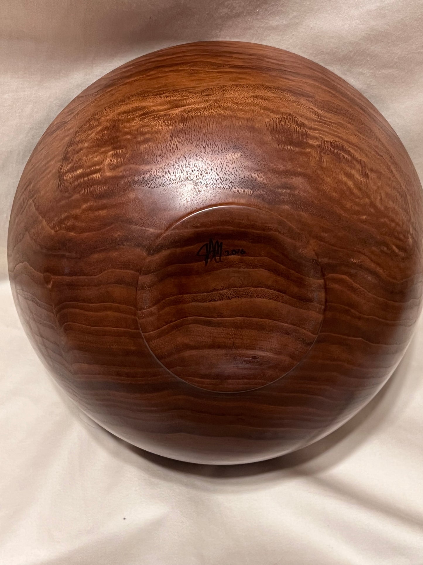 Hand Turned Walnut Dish Curly Walnut Decor Figured Walnut Wood Accent Handmade