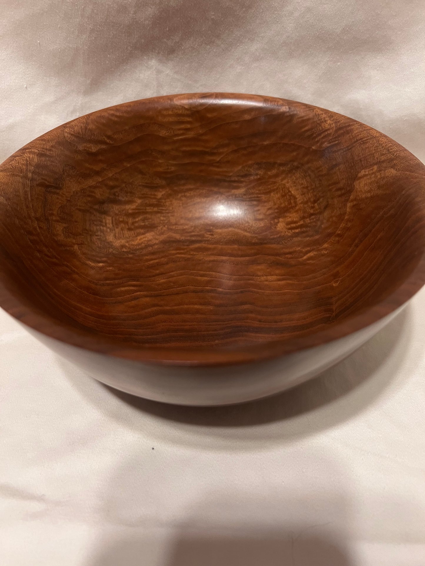Hand Turned Walnut Dish Curly Walnut Decor Figured Walnut Wood Accent Handmade