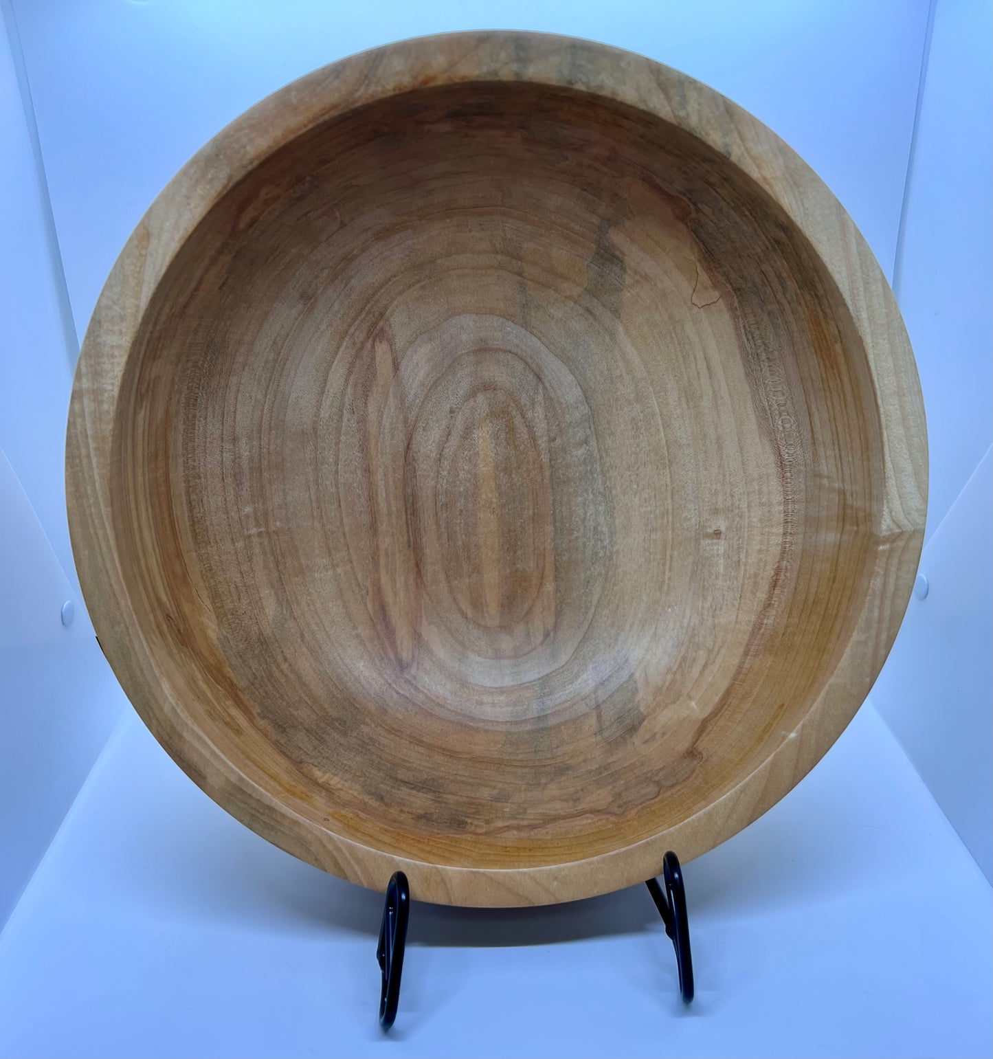 Hand Turned Beaded Maple Bowl Maple Accent Bowl Spalted Figured Maple Decor Handmade Bowl Maple Center Piece
