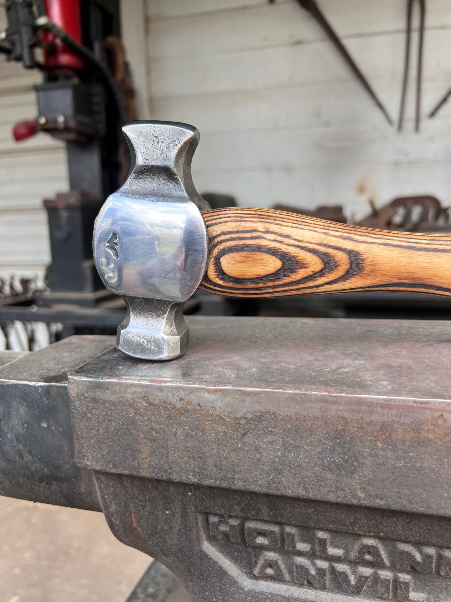 Hand Forged Rounding Straight Peen Hammer