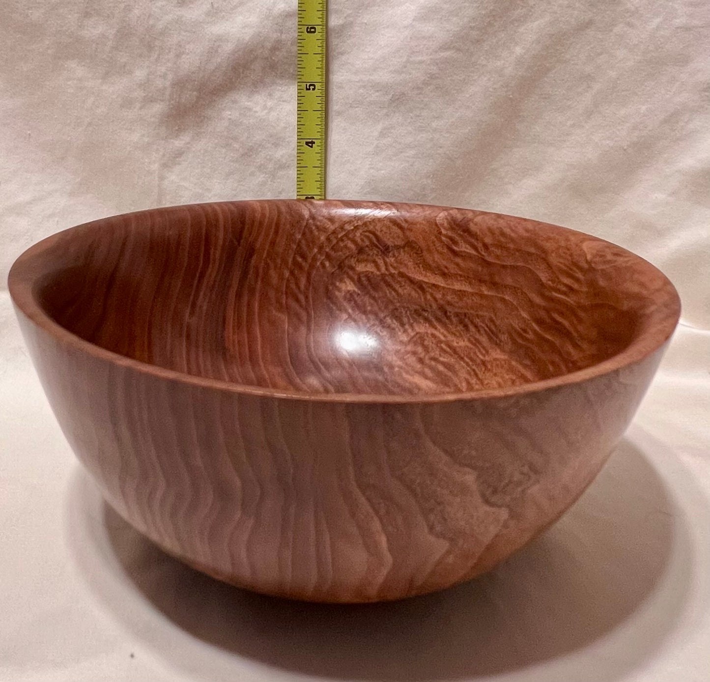 Hand Turned Walnut Dish Curly Walnut Decor Figured Walnut Wood Accent Handmade