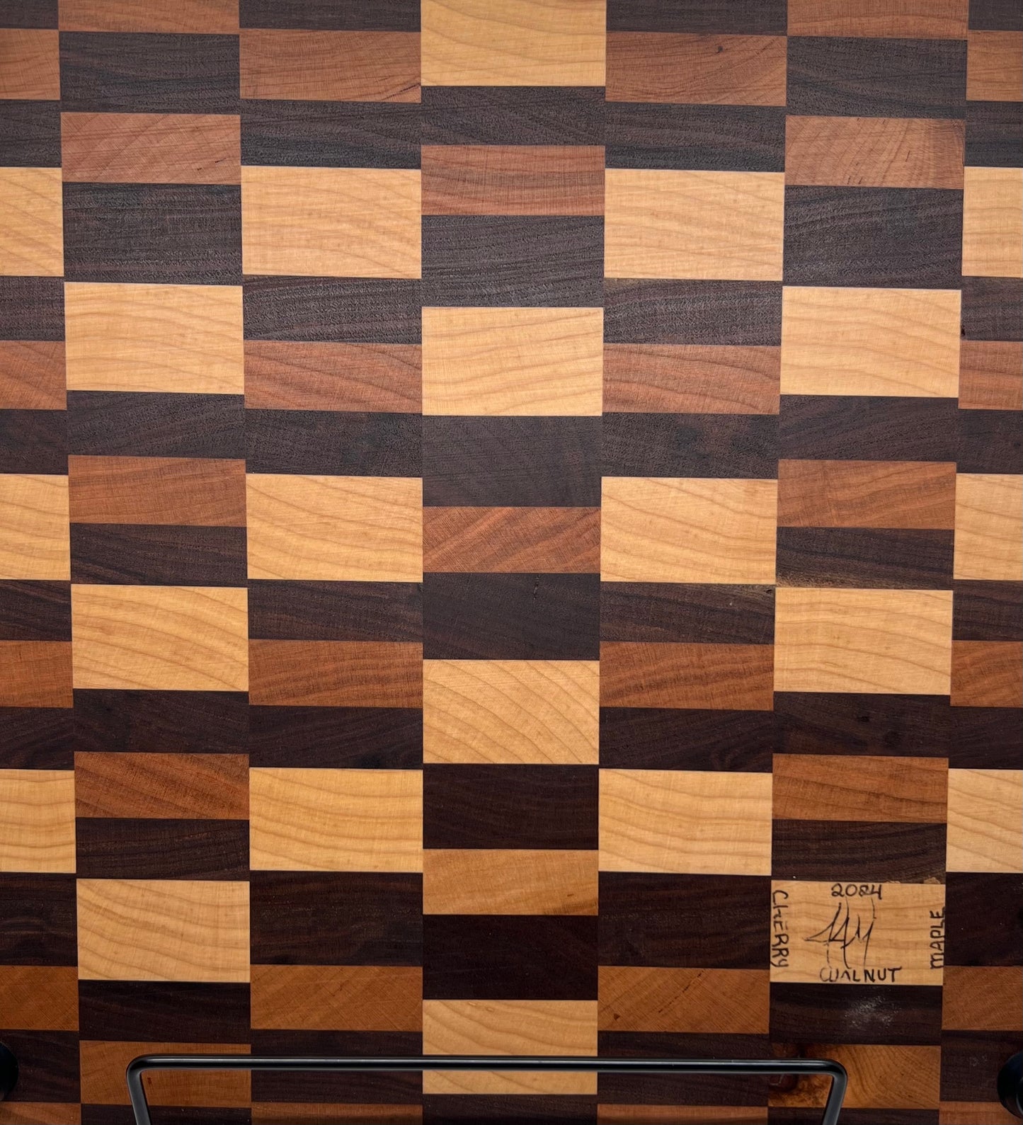 End Grain Cutting Board Walnut Maple Cherry Butcher Block Wood Cutting Board