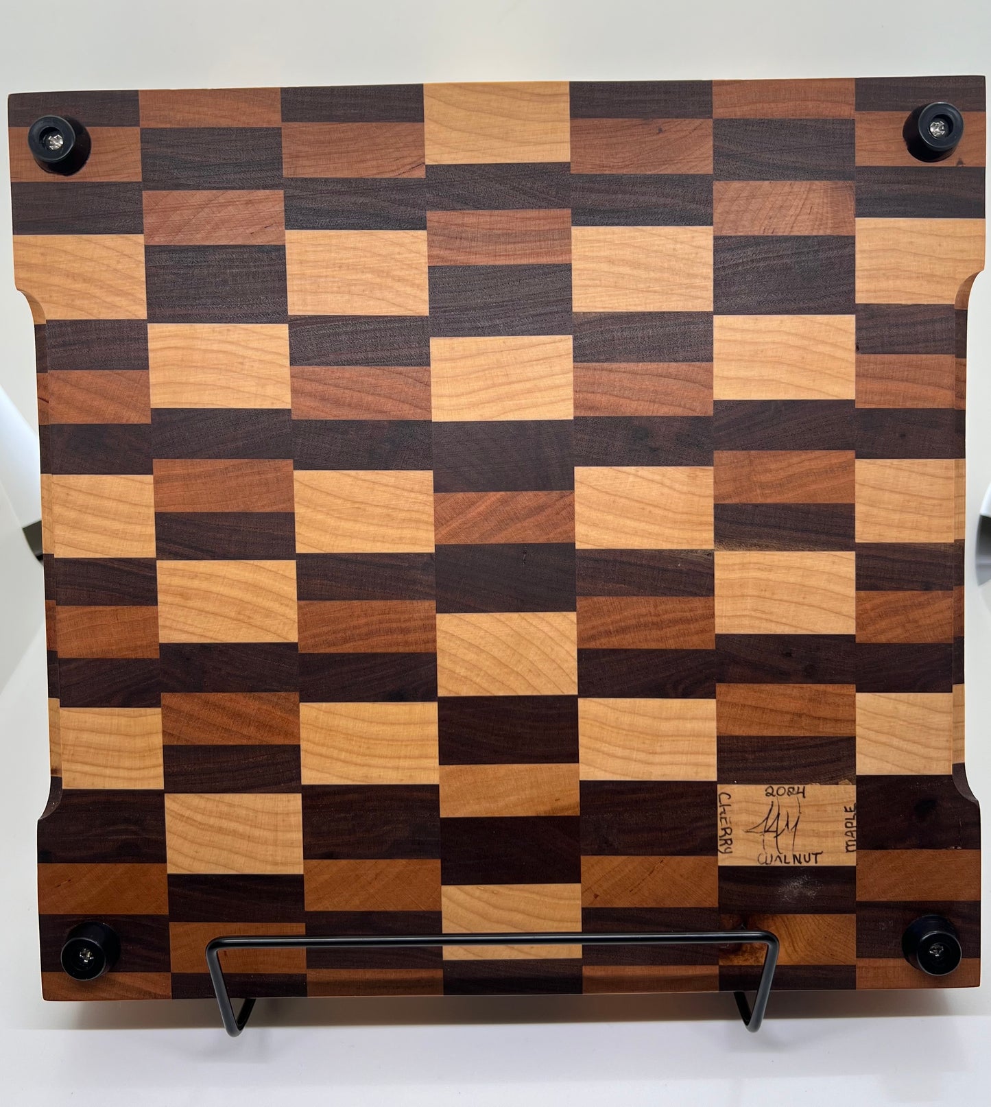 End Grain Cutting Board Walnut Maple Cherry Butcher Block Wood Cutting Board