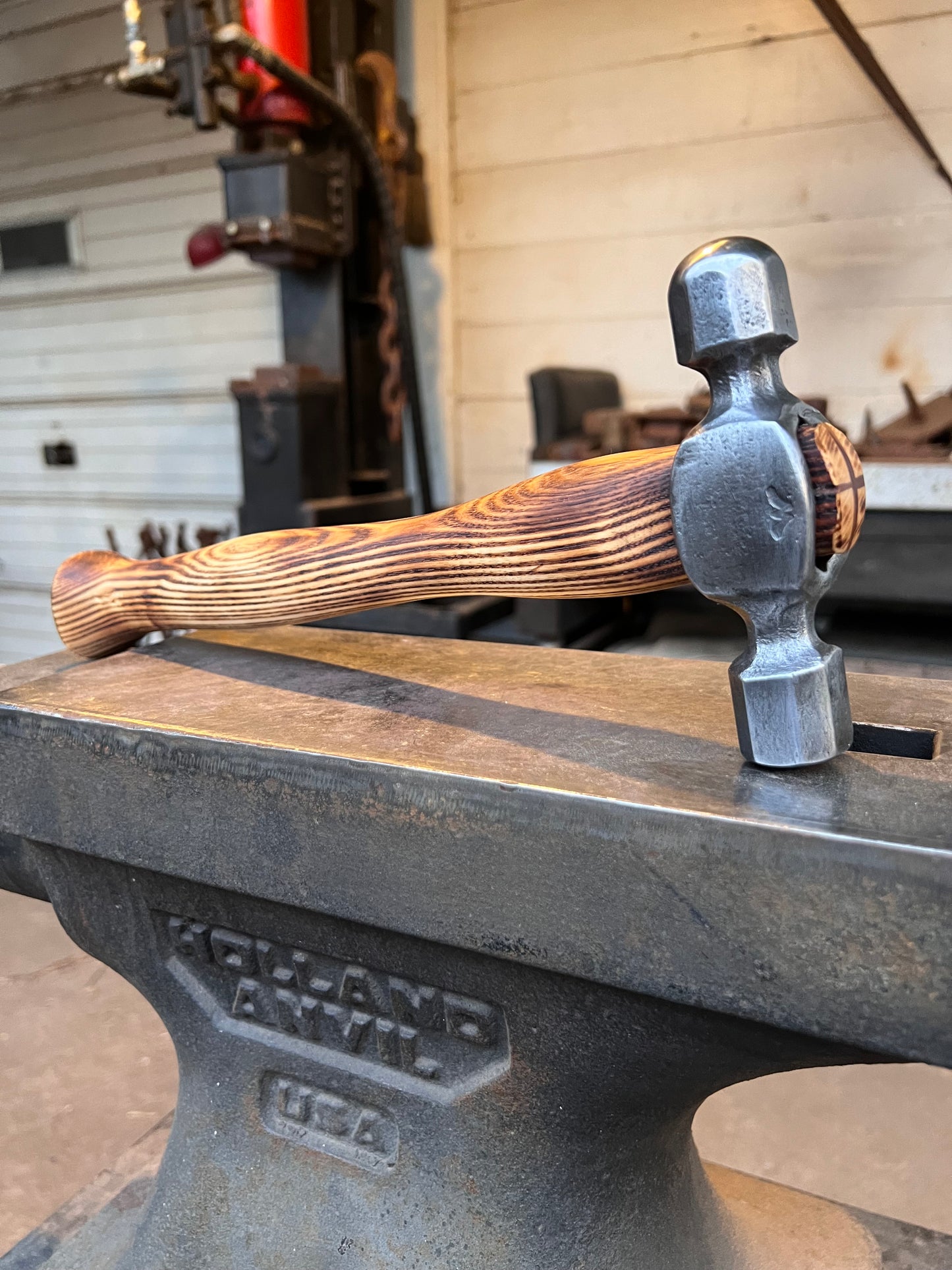 Blacksmith Ball Peen Hammer 4140 Steel