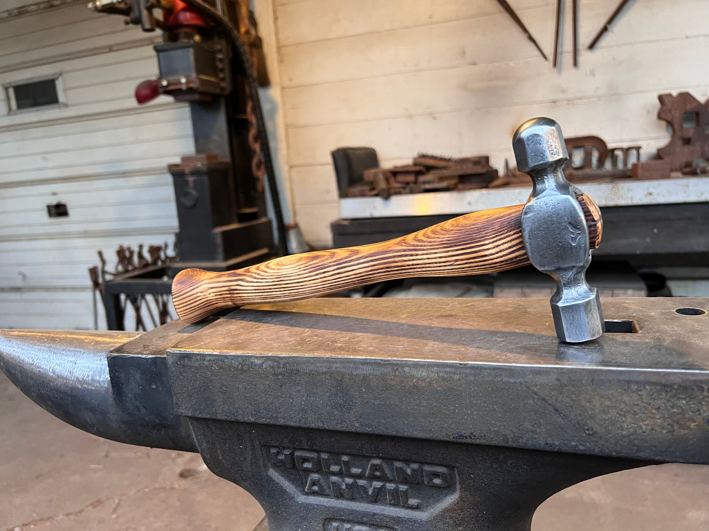 Blacksmith Ball Peen Hammer 4140 Steel