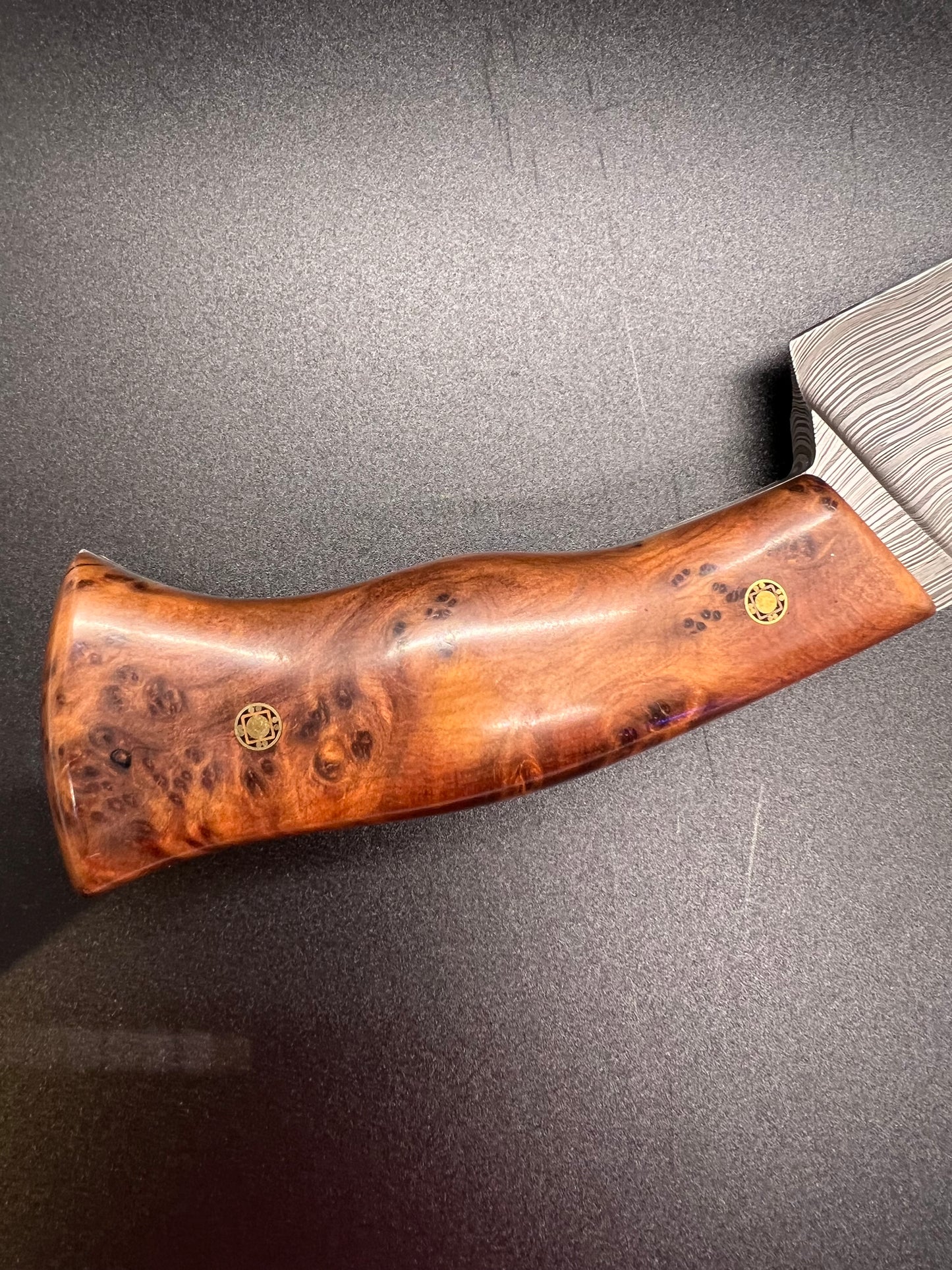 Hand Forged Damascus 1080 15N20 Knife