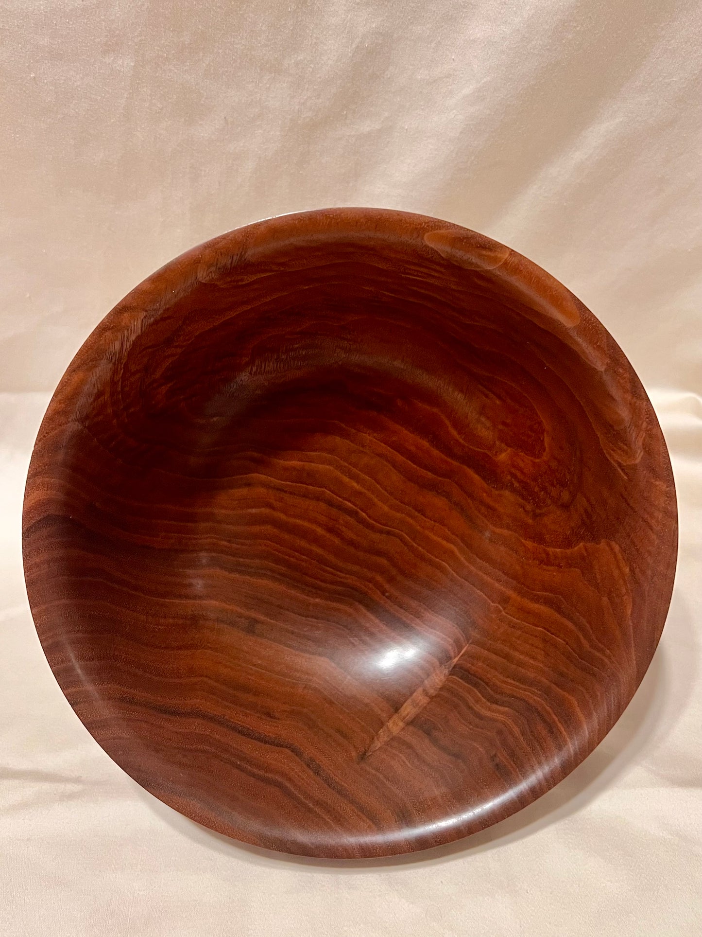 Hand Turned Walnut Dish Curly Walnut Decor Figured Walnut Wood Accent Handmade