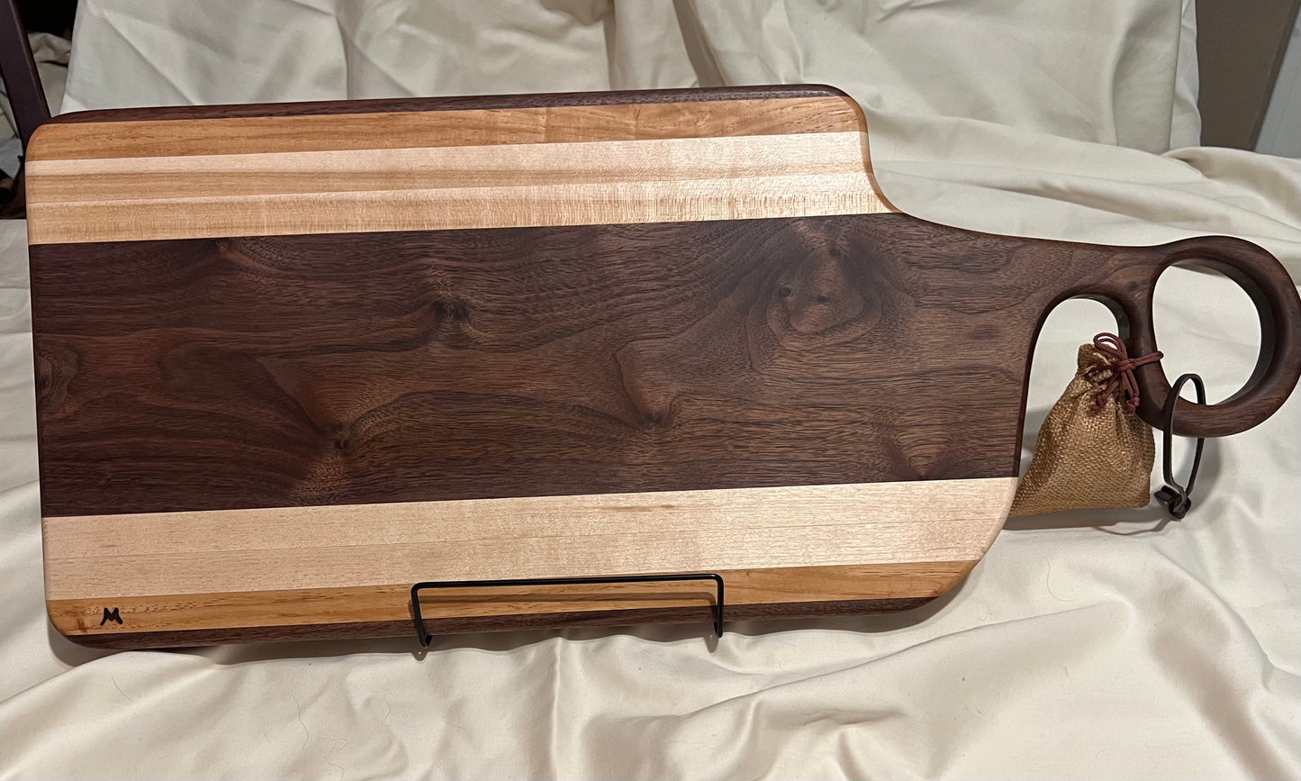 Charcuterie board Walnut, Pecan & Cherry