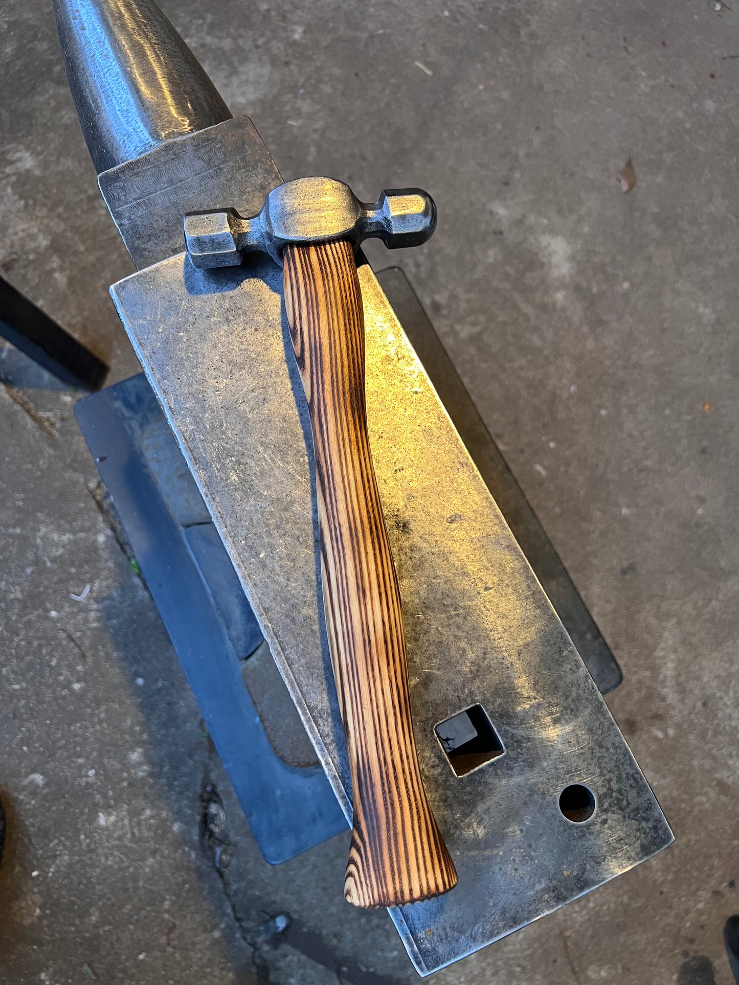 Blacksmith Ball Peen Hammer 4140 Steel