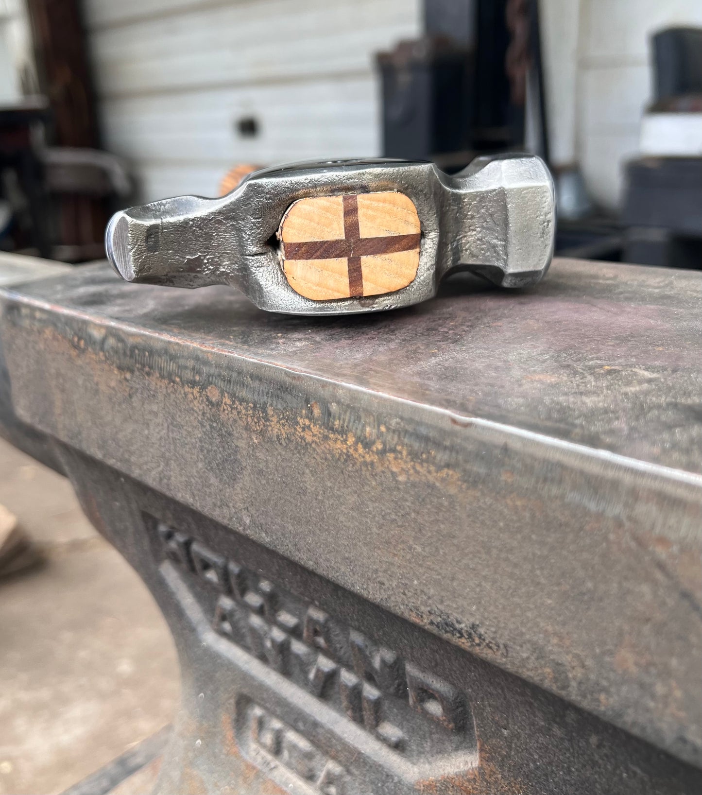 Hand Forged Rounding Straight Peen Hammer