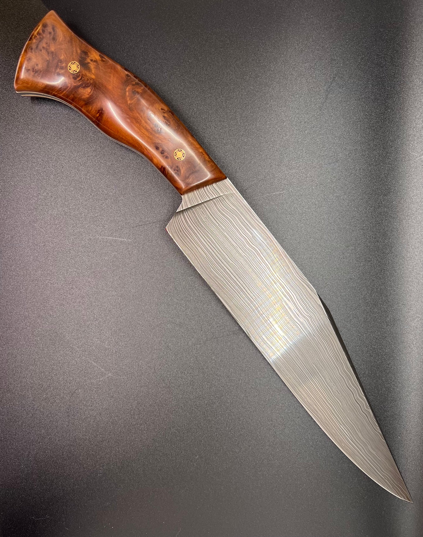 Hand Forged Damascus 1080 15N20 Knife