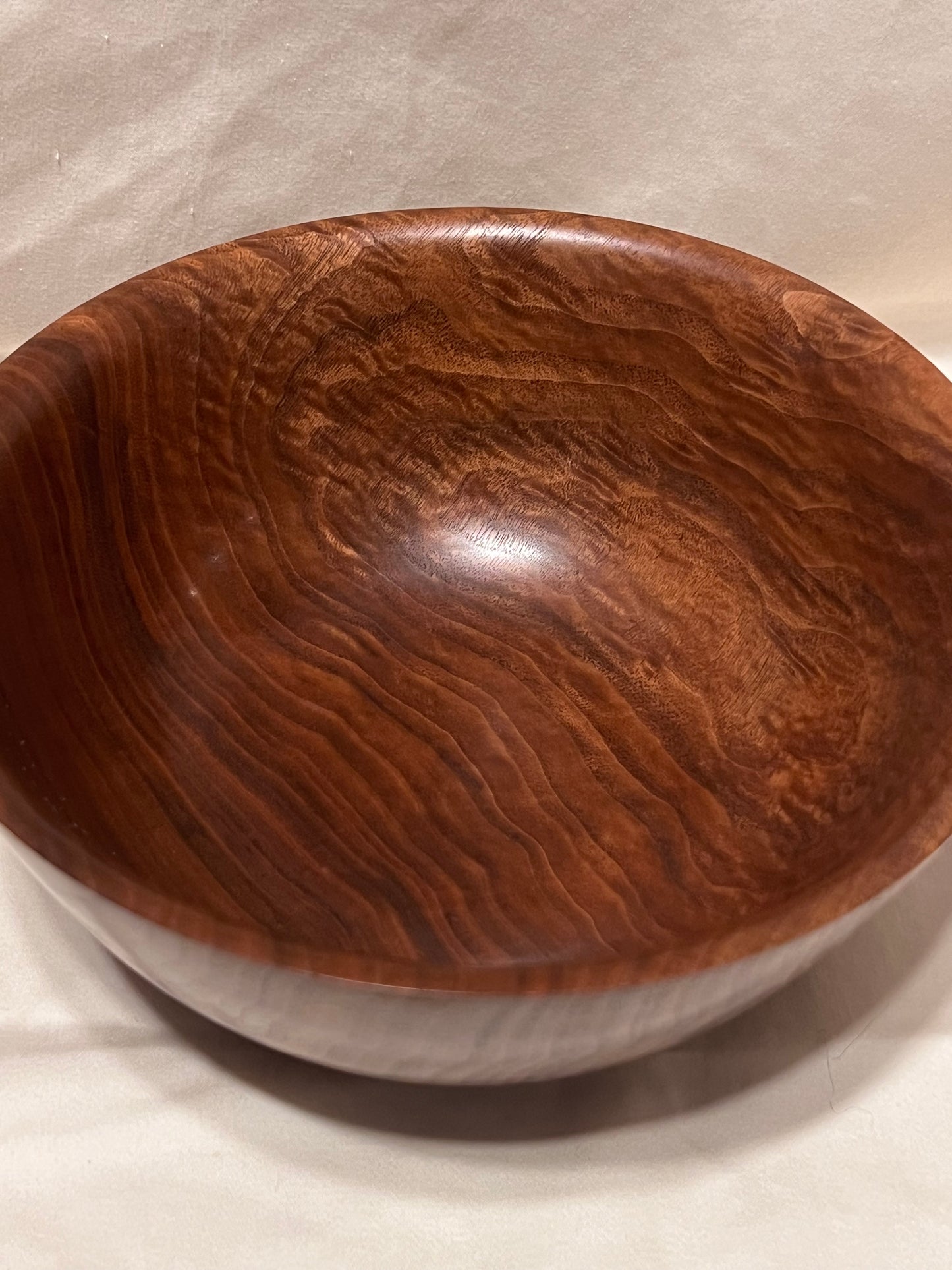 Hand Turned Walnut Dish Curly Walnut Decor Figured Walnut Wood Accent Handmade