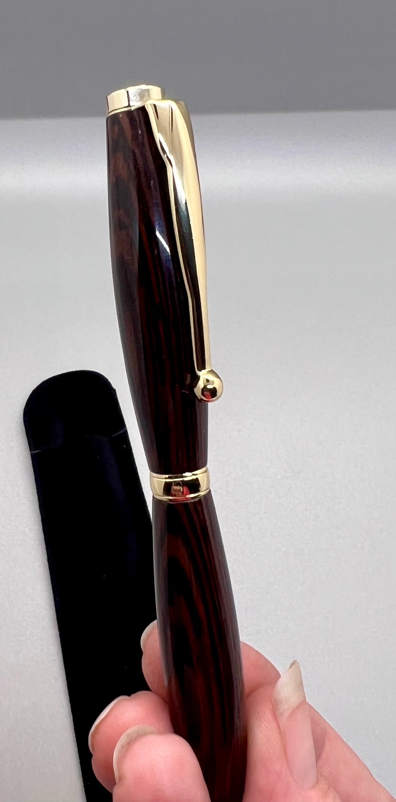 Wenge Funline Pen with Gold accents