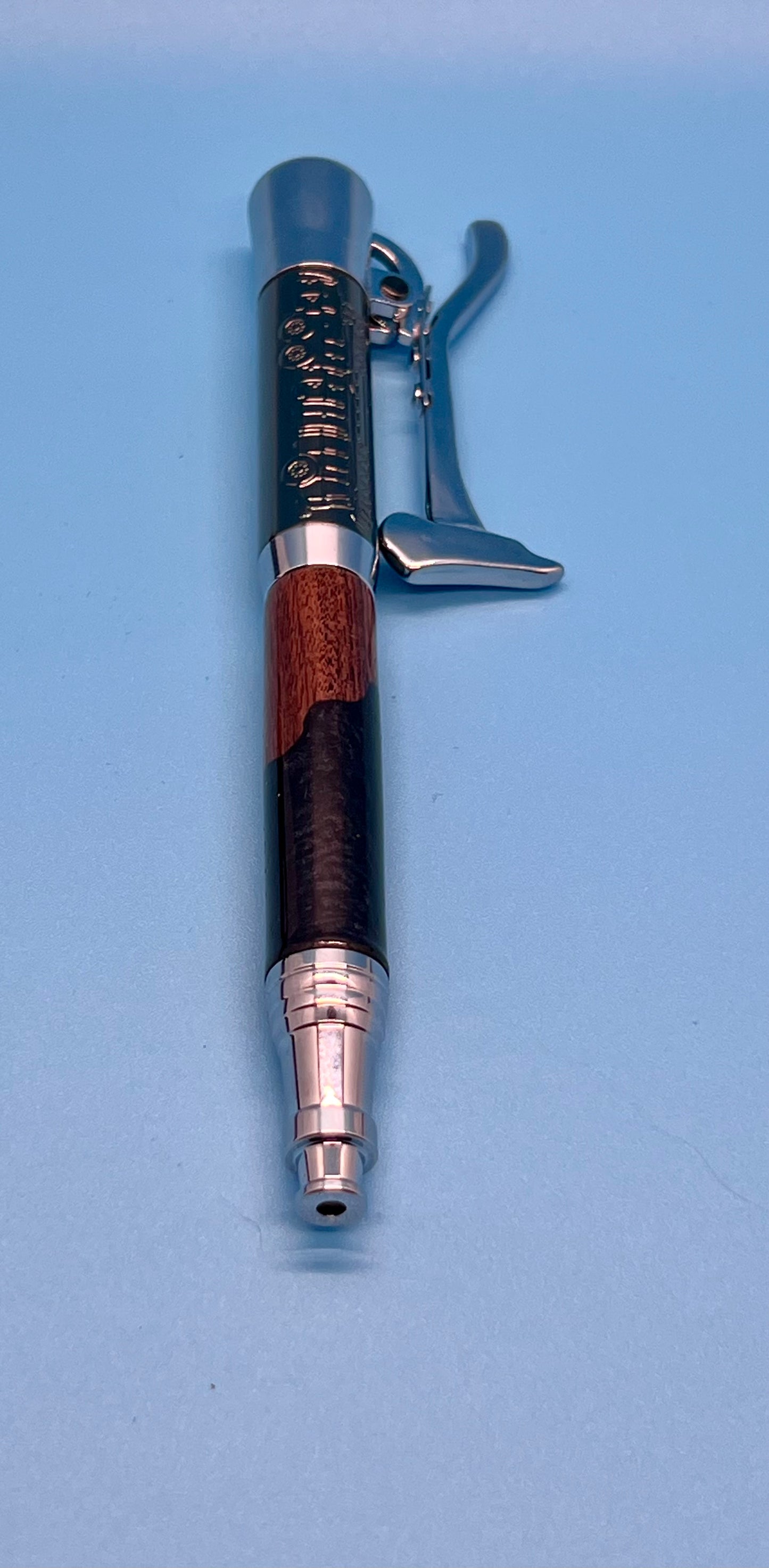 Firefighter Click Pen with Cocobolo and Black Resin