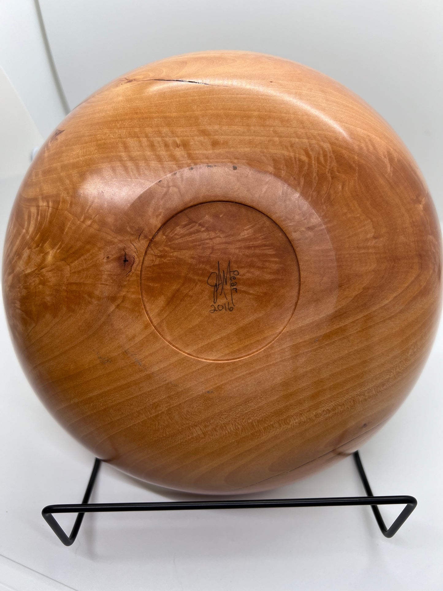 Hand turned Bradford Pear Bowl